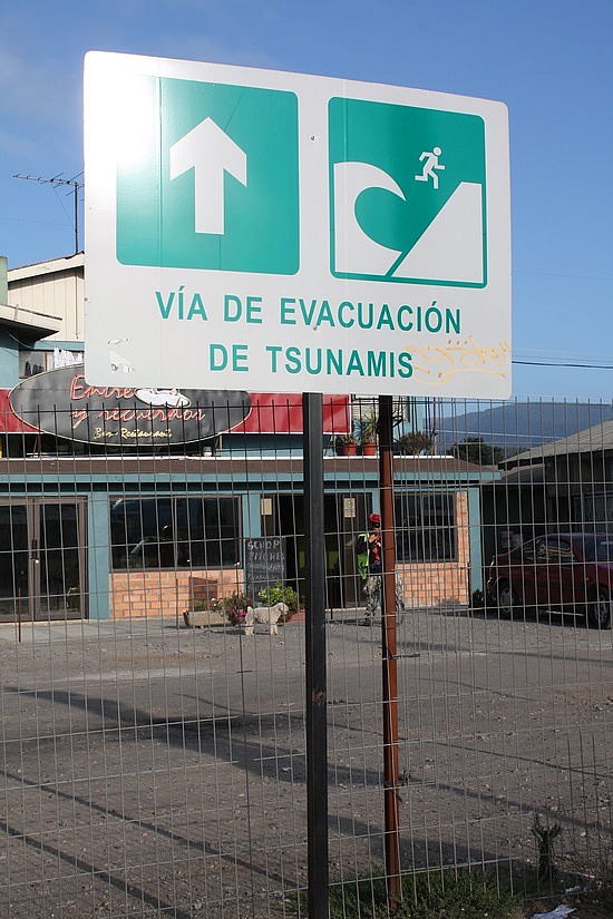 Tsunamifluchtweg