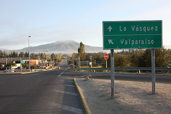 die letzten Kilometer nach Valparaiso
