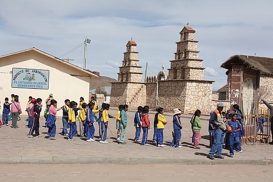 Schulkinder in San Cristóbal