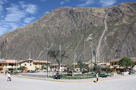 Plaza in Ollantaytambo