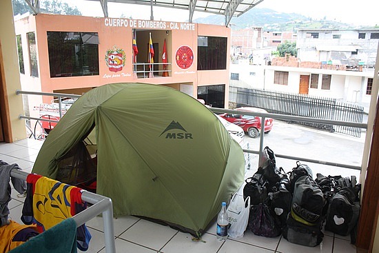 Campingplatz bei den "Bomberos"