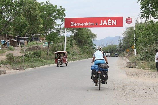 Einfahrt in Jaén