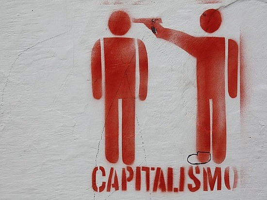 Kapitalismus-Graffiti