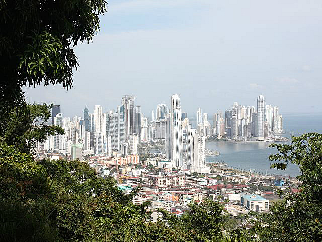 Ausblick über Panama City