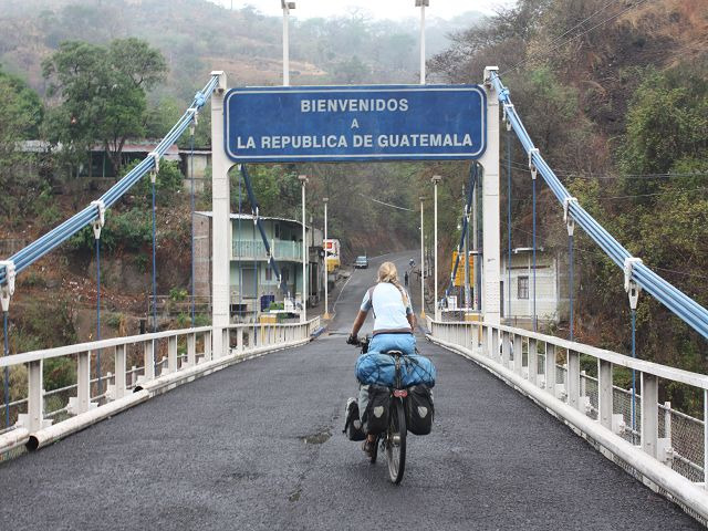 Grenzübergang nach Guatemala