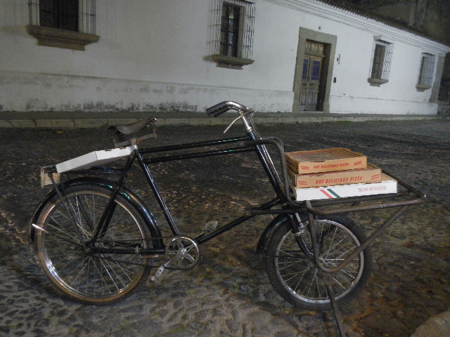 Pizza-Fahrrad