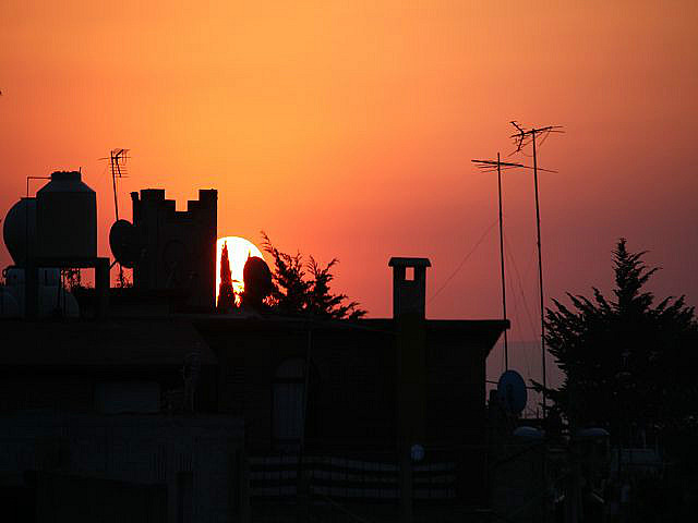 Sonnenaufgang in San Bernabé (Außenbezirk)