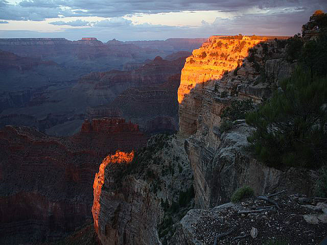 Sonnenuntergang, Grand Canyon, South Rim