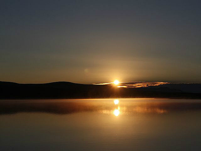 Sonnenaufgang am A&M Reservoir