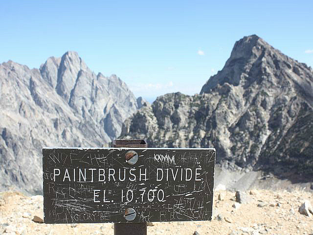 3260 m: Paintbrush Divide
