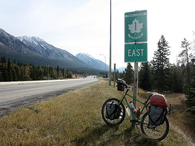 Highway nach Canmore