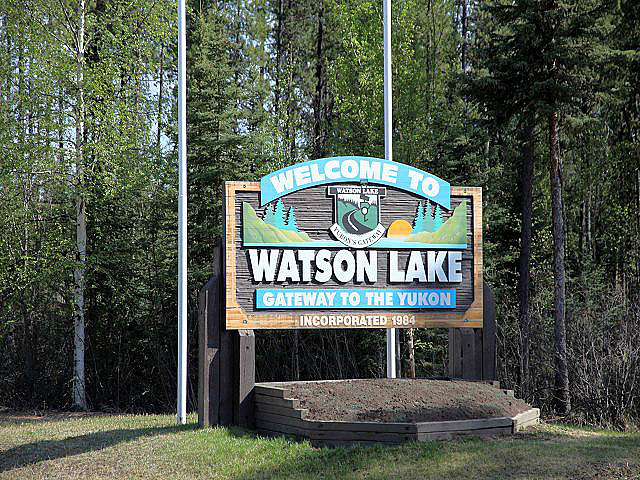 erste Station: Watson Lake