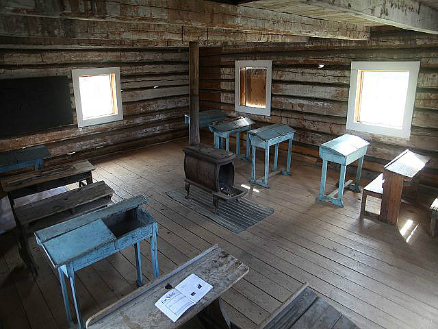 alte Schule in Fort Selkirk