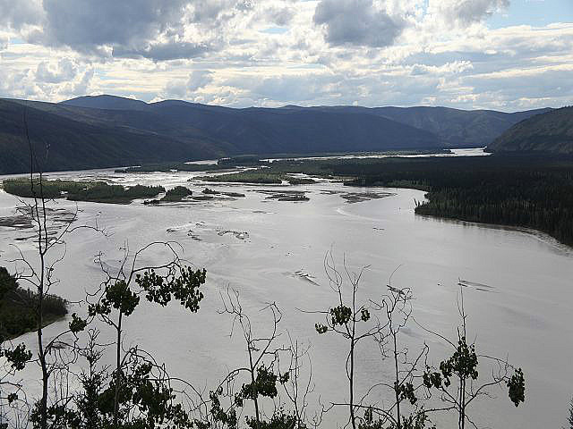 Zusammenfluss von Yukon und White River