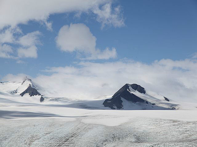 Ausblick beim Harding Icefield
