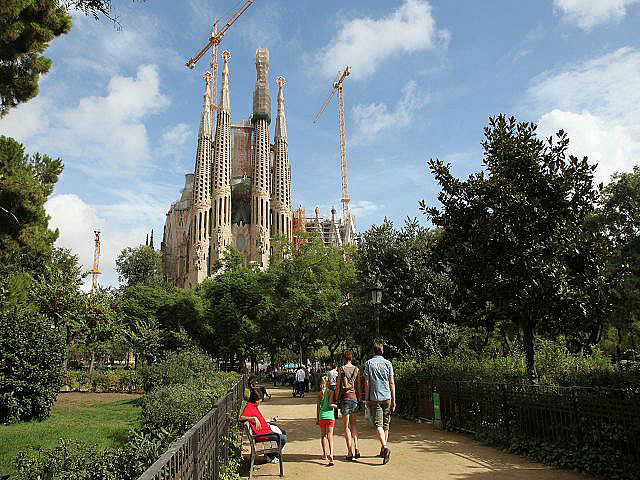 "Sagrada Familia" von Antoni Gaudi