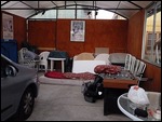 mein Garagenschlafplatz