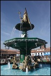 Brunnen an der Plaza