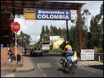 Einfahrt nach Kolumbien