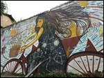 Fahrrad-Graffiti