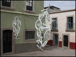 Fahrradkunst in Zacatecas