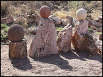 Steinkunst auf Cathy's Ranch