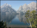 Panorama am Jenny Lake