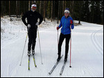 mein Trainer und fleißiger Ski-Wachser: Peter
