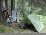 Campingplatz eigentlich noch geschlossen...
