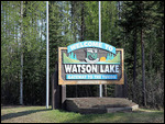 erste Station: Watson Lake