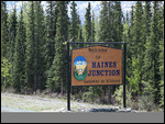 Ankunft in Haines Junction