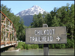 auf dem Chilkoot Trail unterwegs