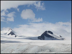Ausblick beim Harding Icefield