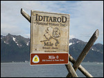 Mile "0" des Iditarod in "Seward"