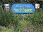 Ankunft in Anchorage