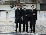 traditionelle Studentenuniform in Coimbra